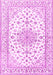 Machine Washable Persian Pink Traditional Rug, wshtr3535pnk