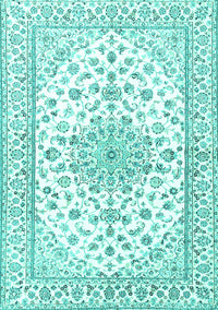 Persian Turquoise Traditional Rug, tr3535turq