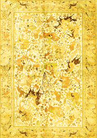 Persian Yellow Traditional Rug, tr3536yw