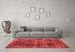 Bohemian Red Washable Rugs