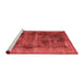 Bohemian Red Washable Rugs