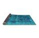 Sideview of Persian Light Blue Bohemian Rug, tr3537lblu