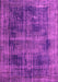 Machine Washable Persian Pink Bohemian Rug, wshtr3537pnk