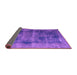 Sideview of Persian Purple Bohemian Rug, tr3537pur