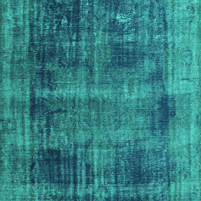 Machine Washable Persian Turquoise Bohemian Area Rugs, wshtr3537turq
