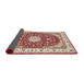 Sideview of Traditional Fire Brick Red Persian Rug, tr3538