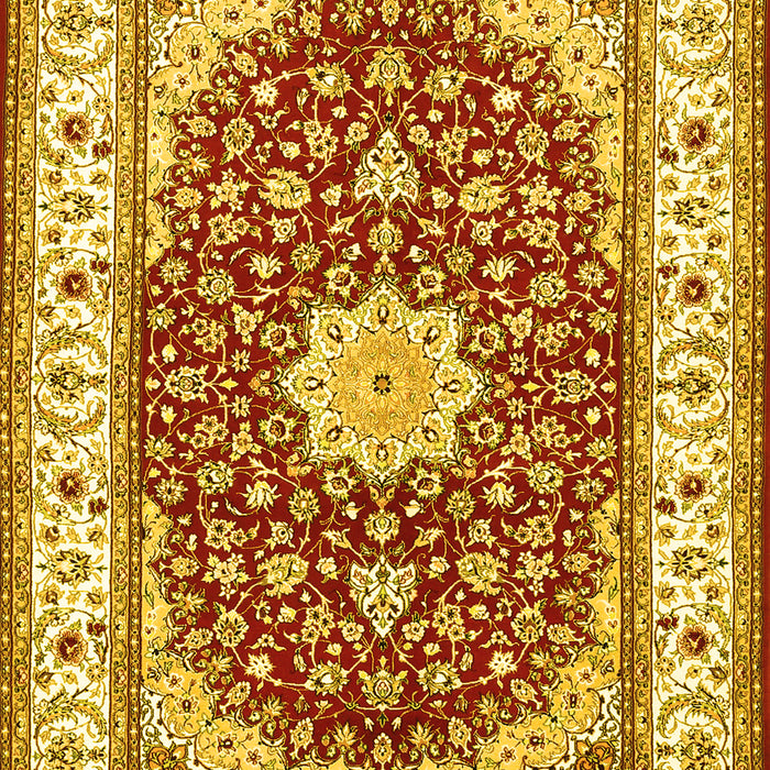 Persian Yellow Traditional Rug, tr3538yw