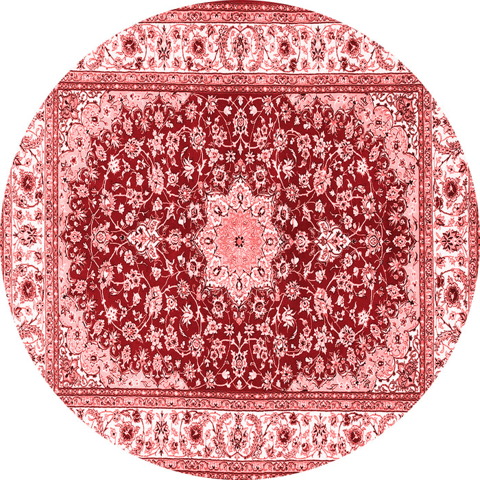 Machine Washable Persian Red Traditional Rug, wshtr3538red