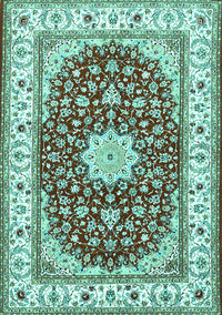 Persian Turquoise Traditional Rug, tr3538turq