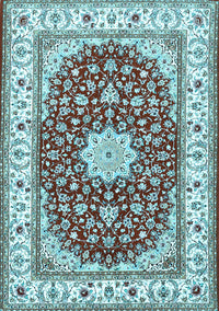 Persian Light Blue Traditional Rug, tr3538lblu