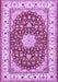 Machine Washable Persian Purple Traditional Area Rugs, wshtr3538pur