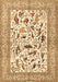 Machine Washable Animal Brown Traditional Rug, wshtr3539brn