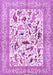 Machine Washable Animal Purple Traditional Area Rugs, wshtr3539pur