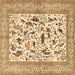 Square Animal Brown Traditional Rug, tr3539brn