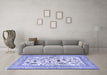 Machine Washable Animal Blue Traditional Rug in a Living Room, wshtr3539blu