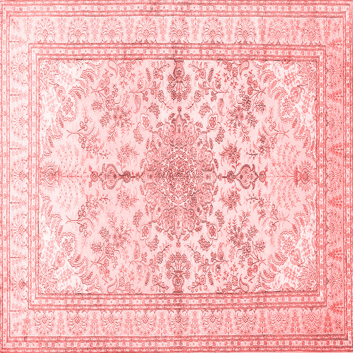 Medallion Red Traditional Rug, tr353red
