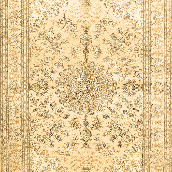 Medallion Brown Traditional Rug, tr353brn