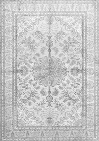 Medallion Gray Traditional Rug, tr353gry