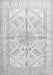 Medallion Gray Traditional Rug, tr353gry