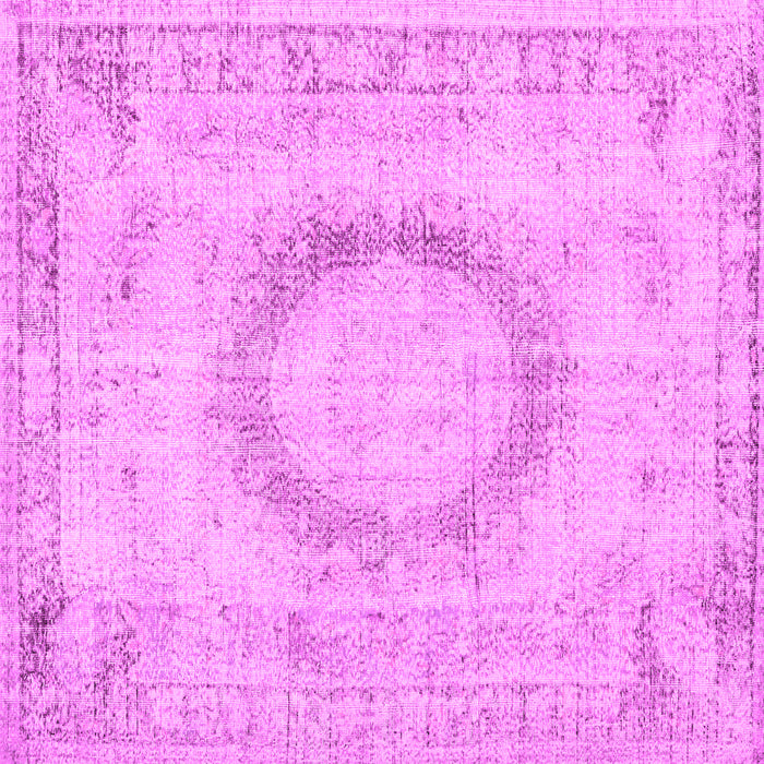 Square Persian Pink Traditional Rug, tr3541pnk