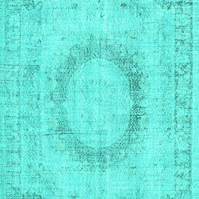 Machine Washable Persian Turquoise Traditional Area Rugs, wshtr3541turq