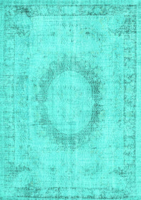 Persian Turquoise Traditional Rug, tr3541turq