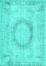Persian Turquoise Traditional Rug, tr3541turq