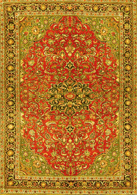 Persian Yellow Traditional Rug, tr3542yw