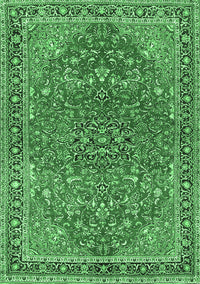 Persian Emerald Green Traditional Rug, tr3542emgrn