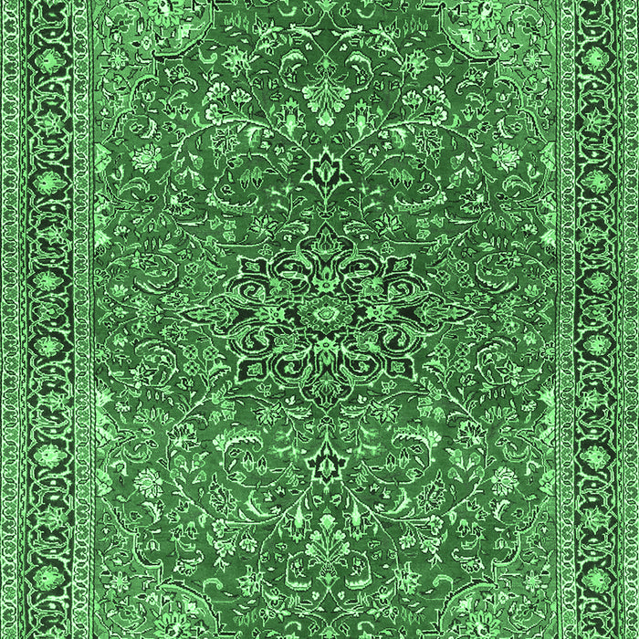 Persian Emerald Green Traditional Rug, tr3542emgrn