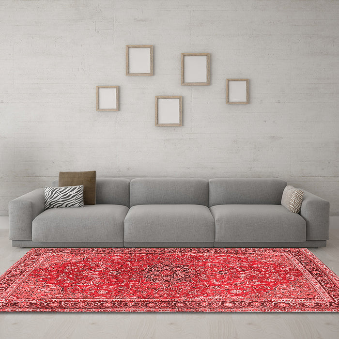 Traditional Red Washable Rugs