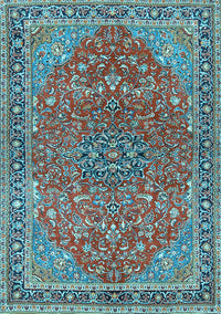 Persian Light Blue Traditional Rug, tr3542lblu