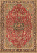 Machine Washable Persian Brown Traditional Rug, wshtr3542brn