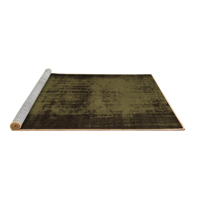 Sideview of Machine Washable Persian Brown Traditional Rug, wshtr3543brn