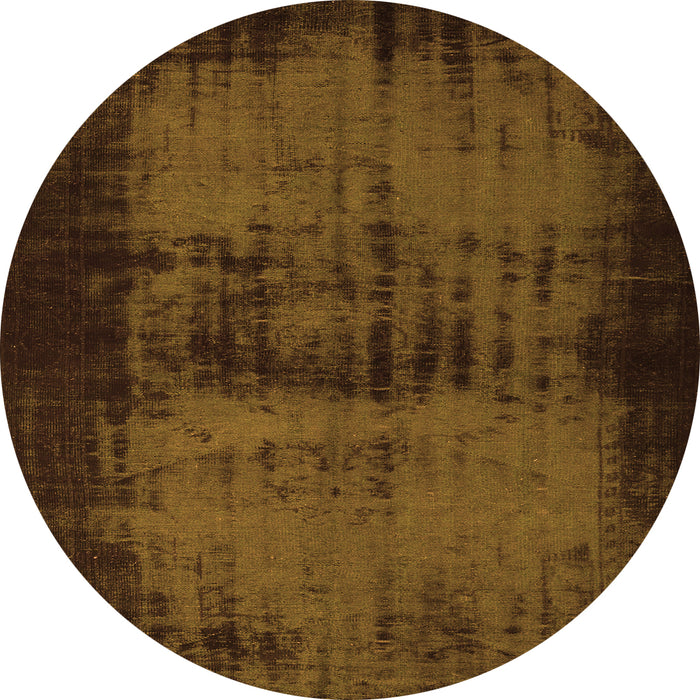 Square Persian Orange Traditional Rug, tr3543org