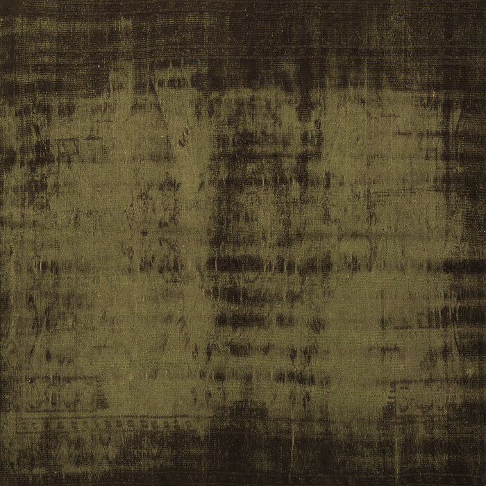 Square Persian Brown Traditional Rug, tr3543brn