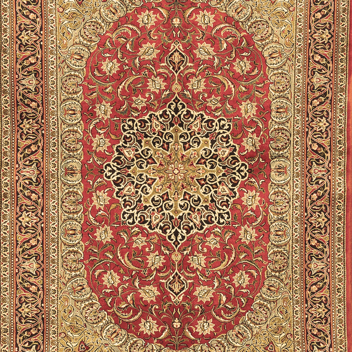 Machine Washable Persian Brown Traditional Rug, wshtr3544brn