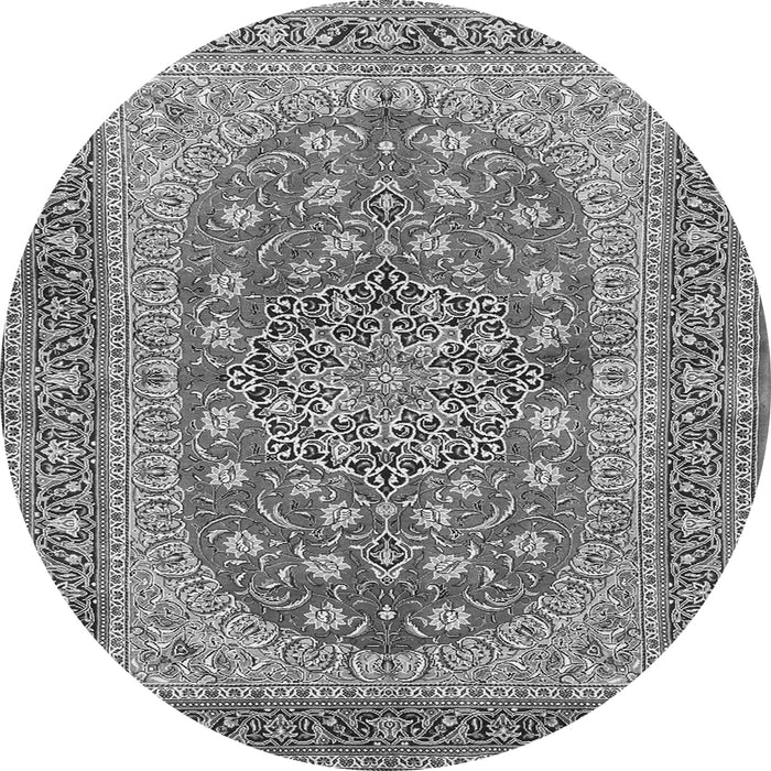 Machine Washable Persian Gray Traditional Rug, wshtr3544gry