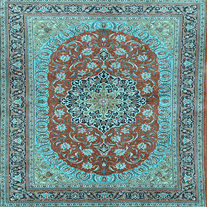 Square Persian Light Blue Traditional Rug, tr3544lblu