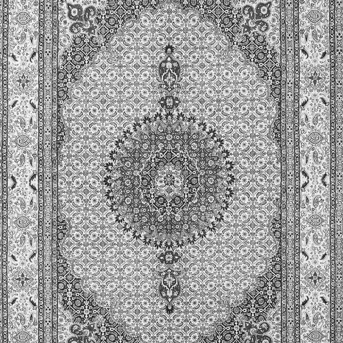 Serging Thickness of Machine Washable Persian Gray Traditional Rug, wshtr3546gry