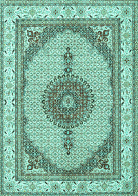 Persian Turquoise Traditional Rug, tr3546turq