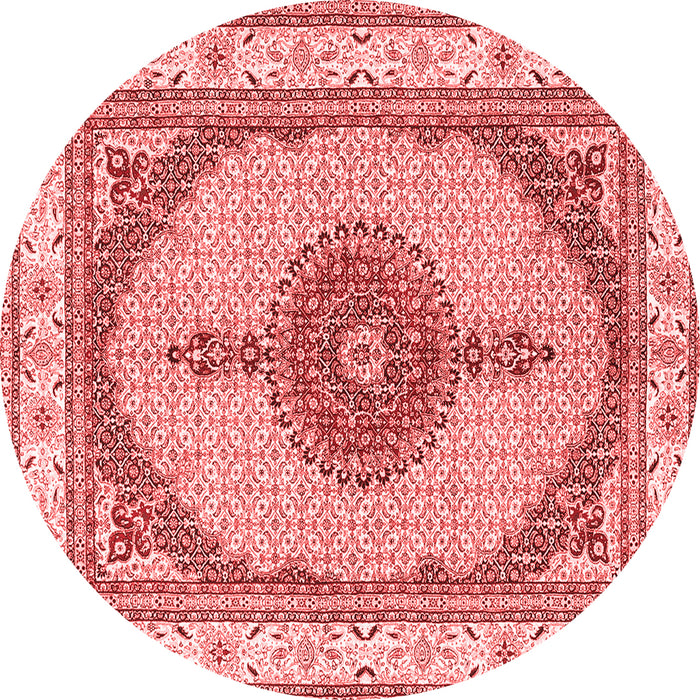 Machine Washable Persian Red Traditional Rug, wshtr3546red