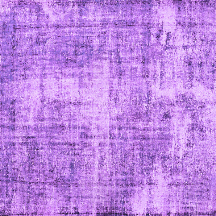 Square Persian Purple Traditional Rug, tr3547pur