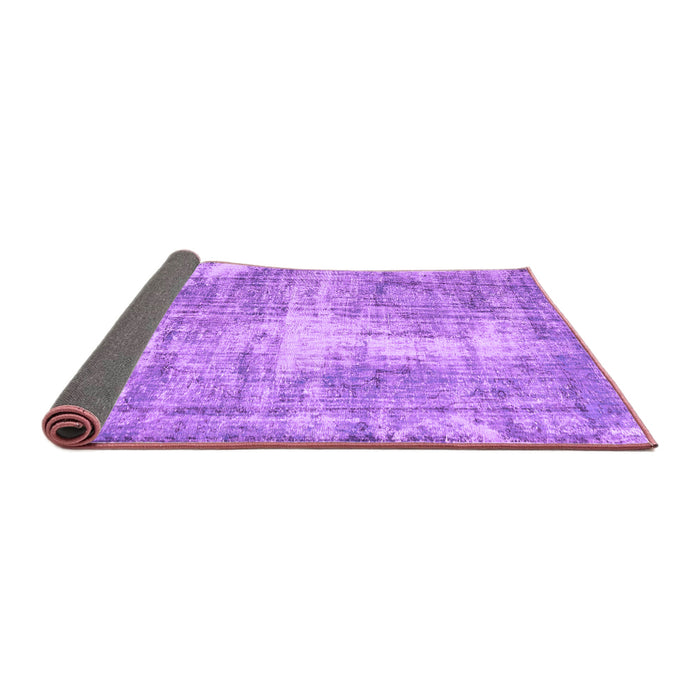 Sideview of Persian Purple Traditional Rug, tr3547pur