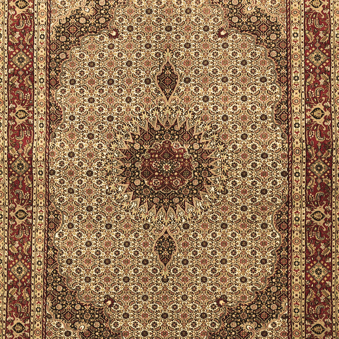 Machine Washable Persian Brown Traditional Rug, wshtr3548brn
