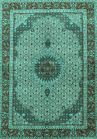 Persian Turquoise Traditional Rug, tr3548turq