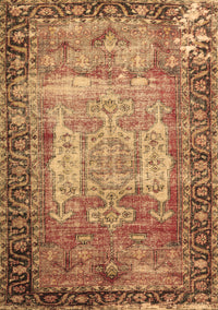 Persian Brown Traditional Rug, tr3549brn