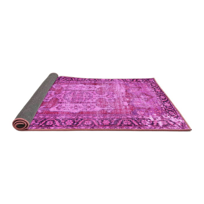 Sideview of Persian Pink Traditional Rug, tr3549pnk