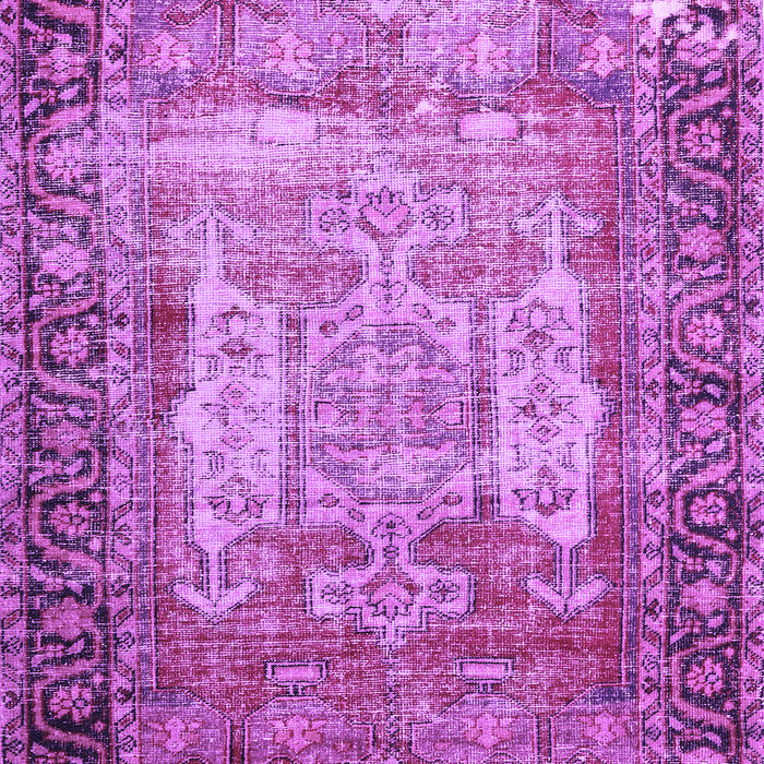 Machine Washable Persian Purple Traditional Area Rugs, wshtr3549pur