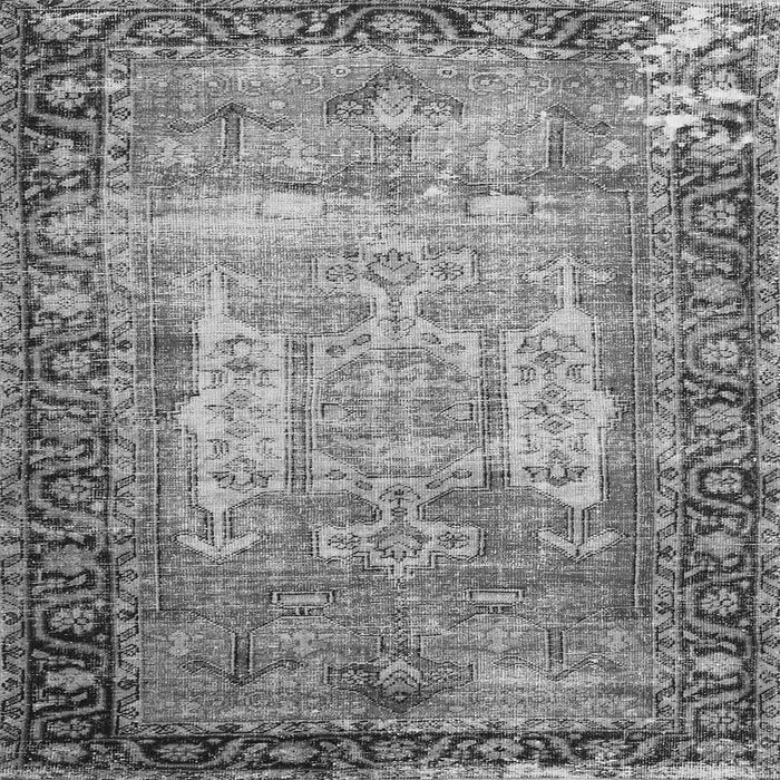Serging Thickness of Persian Gray Traditional Rug, tr3549gry